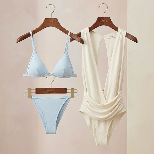 Bikini oder Badeanzug